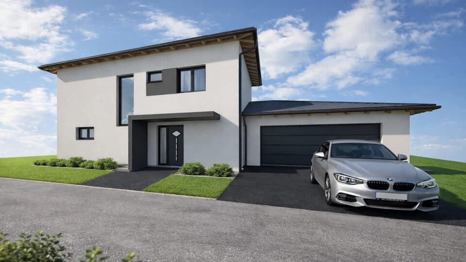 neubau_einfamilienhaus_in_au-an-der-donau_mit_doppelgarage_strassenansicht