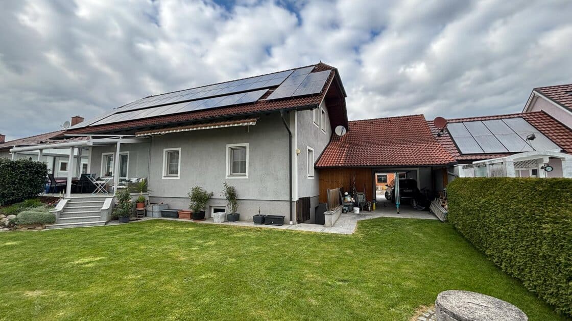 Einfamilienhaus in St. Pantaleon vor der Aufstockung